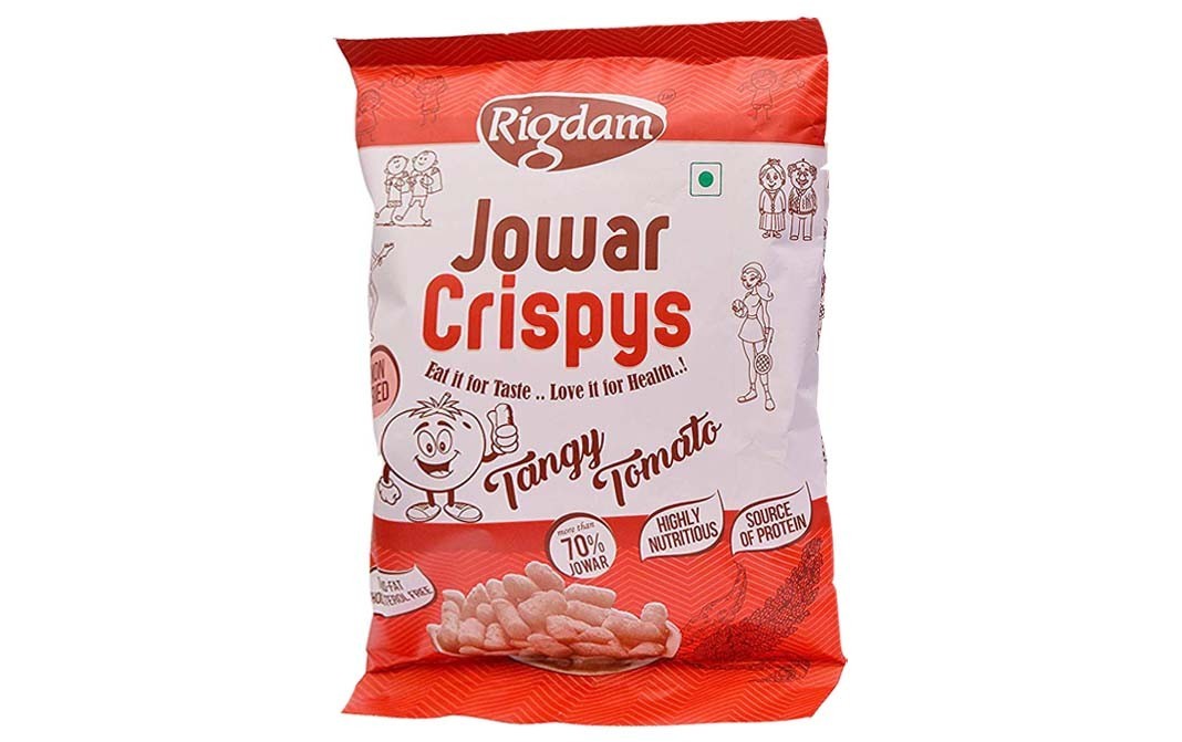 Rigdam Jowar Crispys (Tangy Tomato)   Pack  98 grams